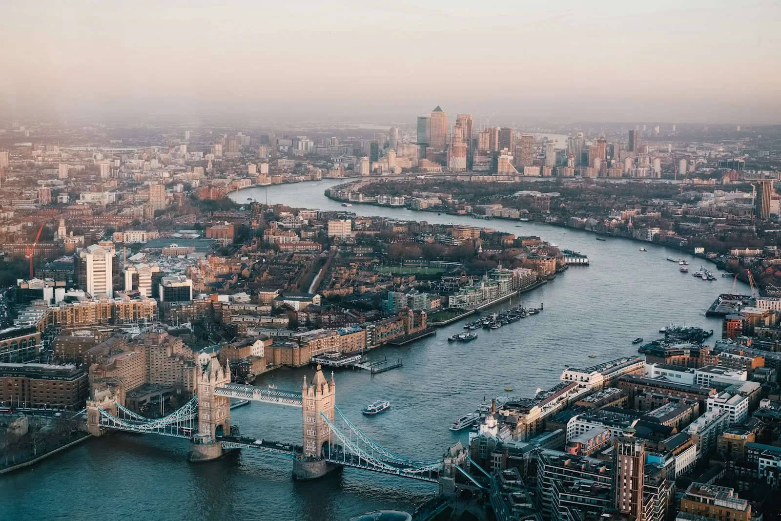 Bird’s eye view of London